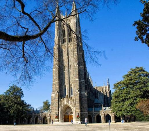 Duke University, de Durham, NC, se ubica en 8vo. lugar.