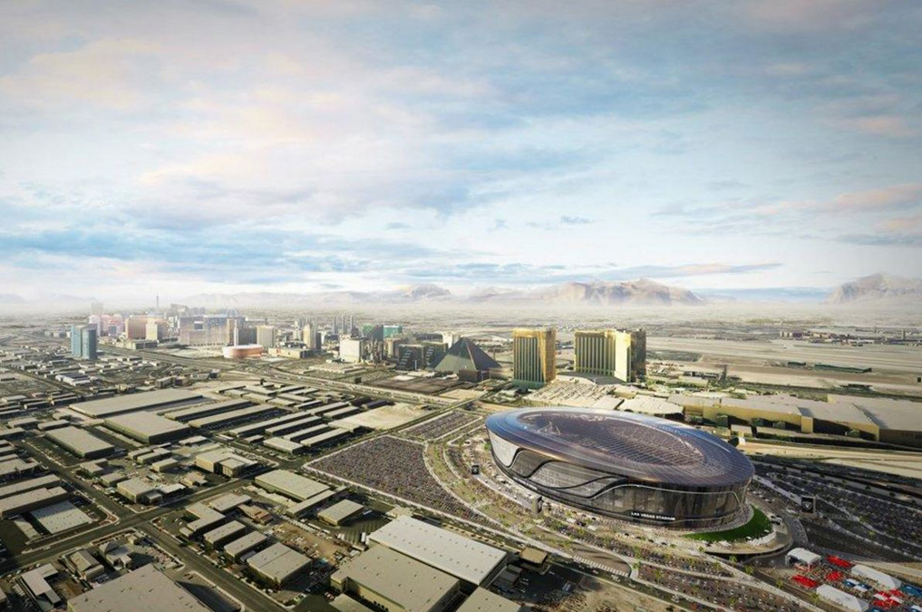 Así se verá el estadio de los Raiders en Las Vegas una vez completado Telemundo Las Vegas Así se verá el estadio de los Raiders en Las Vegas una vez completado Telemundo Las Vegas