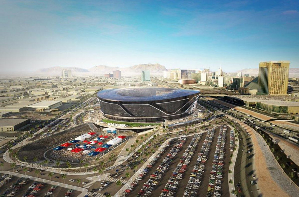 Así se verá el estadio de los Raiders en Las Vegas una vez completado Telemundo Las Vegas Así se verá el estadio de los Raiders en Las Vegas una vez completado Telemundo Las Vegas