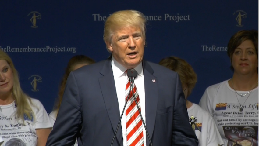 Trump at Remembrance Project
