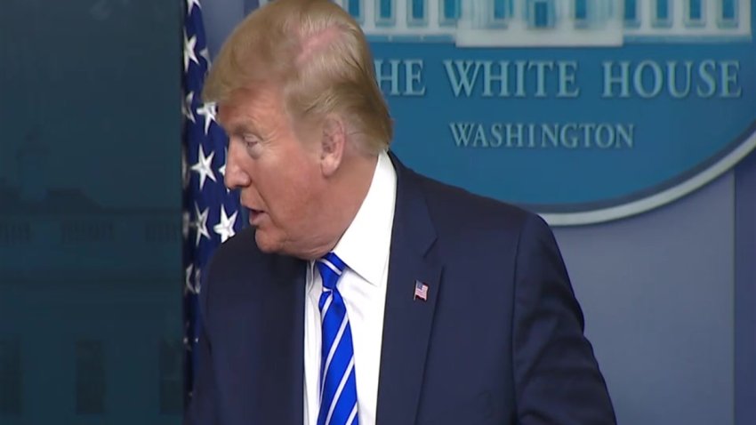 Trump sobre uso de desinfectantes contra el coronavirus