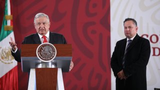 AMLO y el titular de la Unidad de Investigación Financiera