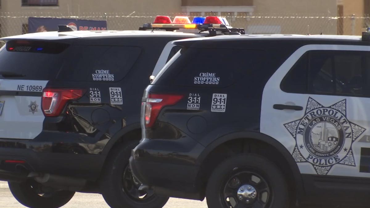 Motorcyclist dies after colliding with pickup truck south of Las Vegas, police say