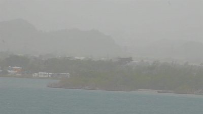 Así luce Puerto Rico tras recibir la mayor cantidad de polvo del Sahara en 50 años