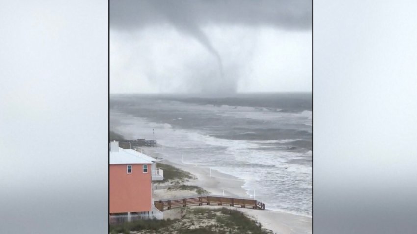 Video: impresionante tromba marina aparece en las costas de EEUU
