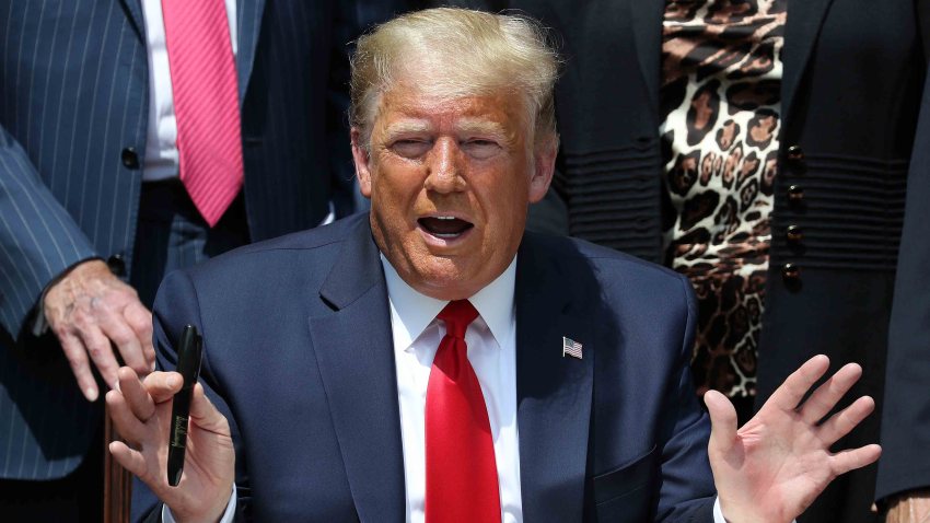 El presidente Donald Trump