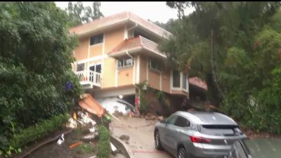 En video: tormenta en Los Ángeles provoca deslaves y destrucción