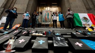 Protestas contra el aborto en México