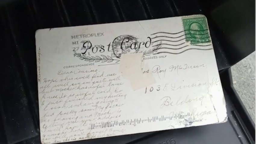 Viral: el misterio de la postal enviada hace 100 años y que “llegó” ahora