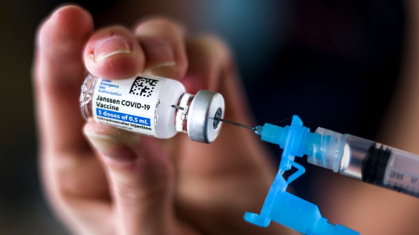 File image of the Johnson & Johnson COVID-19 vaccine. (Photo by Michael Ciaglo/Getty Images)