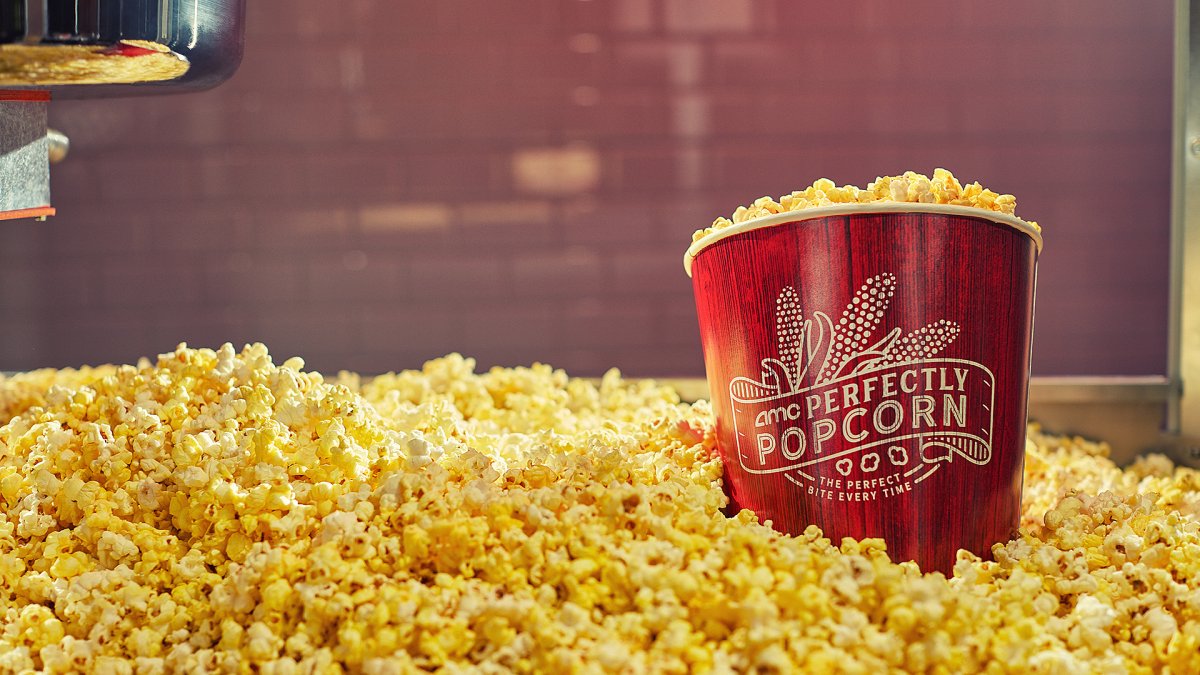 Promoción de popcorn de los cines AMC Telemundo Las Vegas