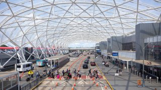 Una de las terminales del aeropuerto de Atlanta, en Georgia, uno de los beneficiados con el subsidio federal.