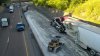 Blanca y resbaladiza: camión choca y derrama cargamento de salsa Alfredo en la autopista