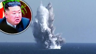 Kim Jong Un dice haber probado dron submarino para generar tsunamis radiactivos