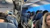 Tobogán de emergencia se despliega dentro de avión durante desvío de vuelo de Delta