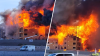 Edificio en construcción se incendia en Las Vegas