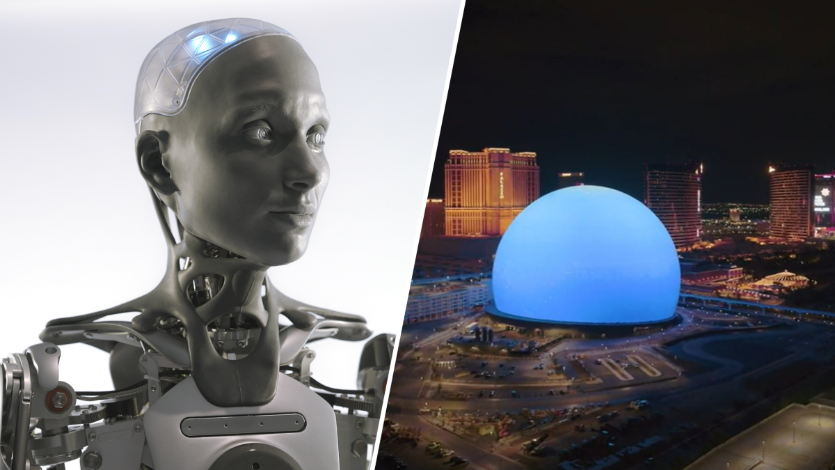 “Aura”, la robot que guiará a los visitantes de la Esfera de Las Vegas ...