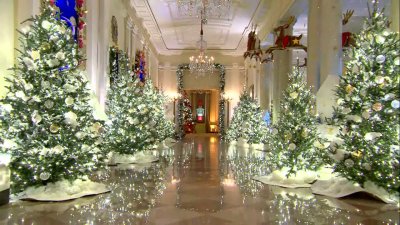 Casi 100 árboles y 34,000 adornos: la Navidad llega a la Casa Blanca