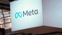 The Meta logo is seen at the Vivatech show in Paris, France, June 14, 2023.