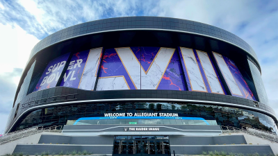 El Allegiant Stadium se remoza para el Super Bowl