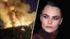 Se incendia la mansión de la actriz y modelo Cara Delevingne en Los Ángeles