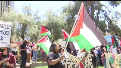 Estudiantes de la UNLV piden cese de guerra en Gaza