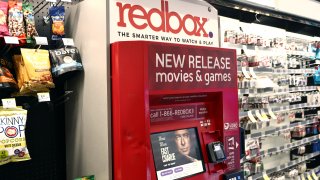 Foto de archivo, Redbox ubicada en Los Ángeles California.