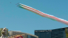 Equipo de la Fuerza Aérea Italiana vuela sobre el Strip de Las Vegas