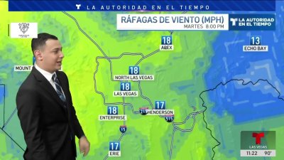 Comienzan a dismunuir las temperaturas en el Valle de Las Vegas