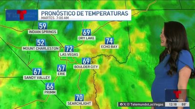 Cielos despejados con temperaturas de los 90 grados