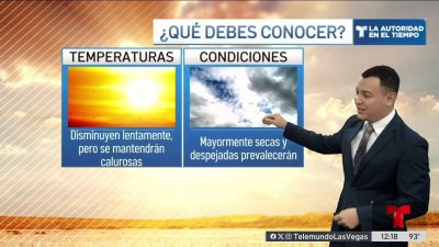 Temperaturas comenzarán a disminuir gradualmente esta semana