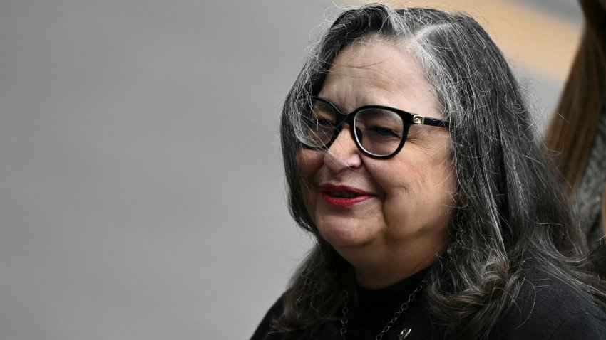 Mexico’s Supreme Court President Norma Lucia Pina arrives at the inauguration ceremony of Mexico’s President-elect Claudia Sheinbaum at the Congress of the Union in Mexico City on October 1, 2024. (Photo by CARL DE SOUZA / AFP) (Photo by CARL DE SOUZA/AFP via Getty Images)