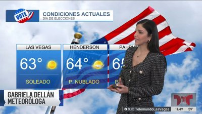 Temperaturas frescas y cielos despejados en día de elecciones