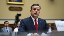 John Ratcliffe, former director of National Intelligence, speaks during a House Select Subcommittee on the Coronavirus Pandemic hearing in Washington, DC, US, on Tuesday, April 18, 2023. The hearing is titled "Investigating the Origins of COVID-19, Part 2: China and the Available Intelligence." Photographer: Al Drago/Bloomberg via Getty Images