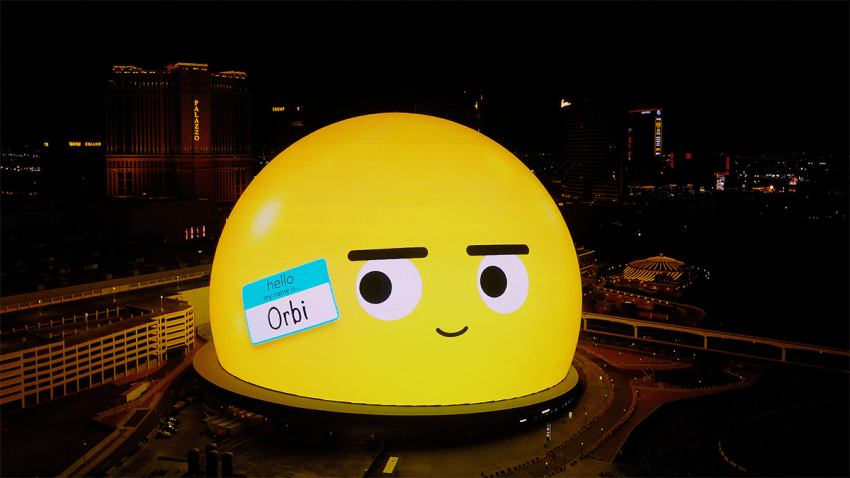 Orbi es el nombre del emoji de La Esfera de Las Vegas