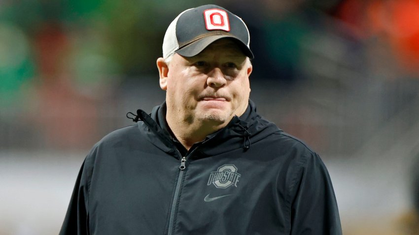 ATLANTA, GA – JANUARY 20: Ohio State Buckeyes offensive coordinator Chip Kelly looks on prior to the Ohio State Buckeyes versus Notre Dame Fighting Irish College Football Playoff National Championship game on January 20, 2025, at Mercedes-Benz Stadium in Atlanta, GA. (Photo by Joe Robbins/Icon Sportswire via Getty Images)