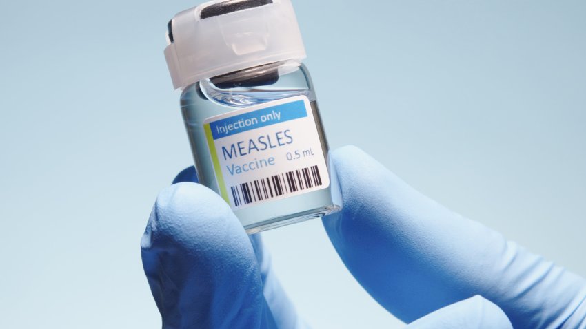Measles vaccine.