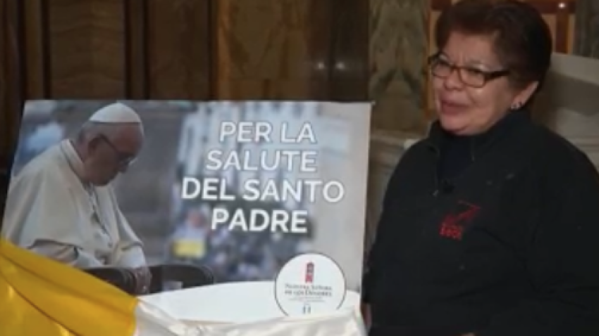 Rezan por la salud del papa Francisco