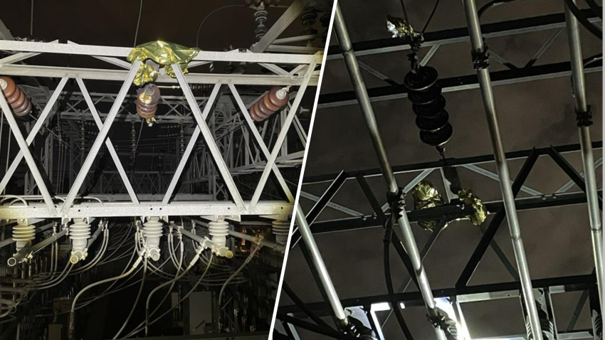 El revestimiento metálico de los globos entra en contacto con los equipos puede provocar fallas eléctricas.