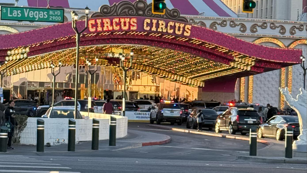 Despliegue policial en Hotel y Casino Circus Circus