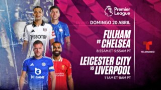Telemundo lleva doble cartelera dominical de la Premier League.