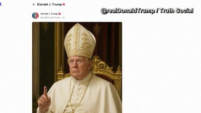 Católicos de Las Vegas reaccionan a imagen del presidente Trump vestido de papa