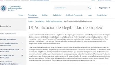 Empleadores deben llenar el formulario I-9 para verificar legalidad de trabajadores