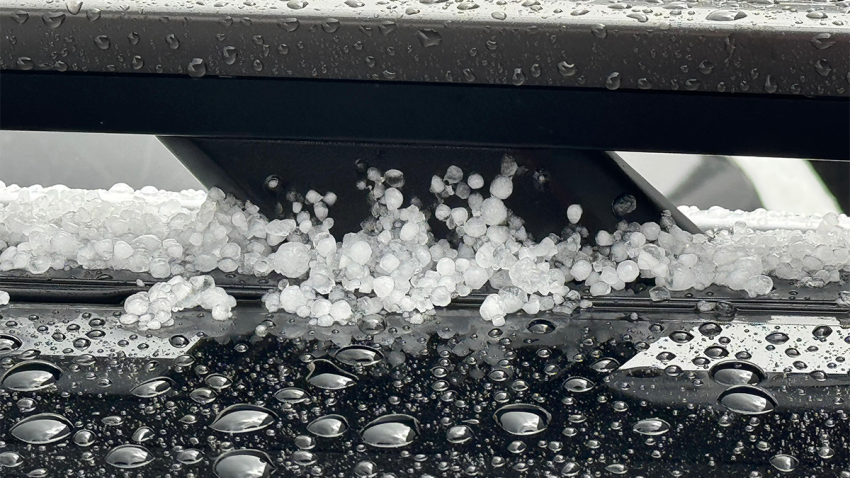 Granizo en Las Vegas