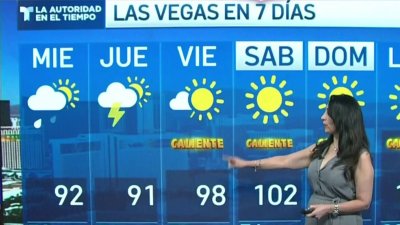 Se esperan lluvias y tormentas eléctricas al Sur de Nevada