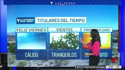 Este fin de semana el calor se instala en Las Vegas