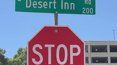 Fuerte actividad policial en East Desert Inn Road