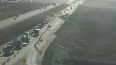 Siguen los retrasos en la I-15 por choque de camiones