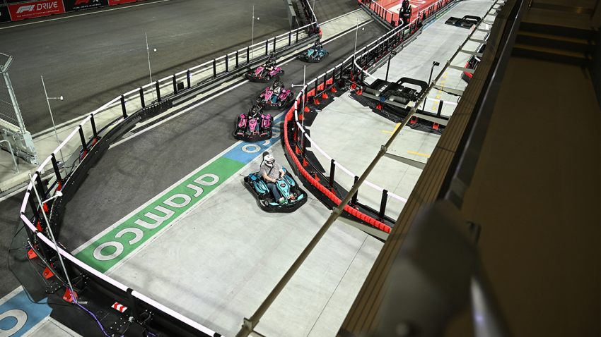 En la pista de F1 Drive Las Vegas