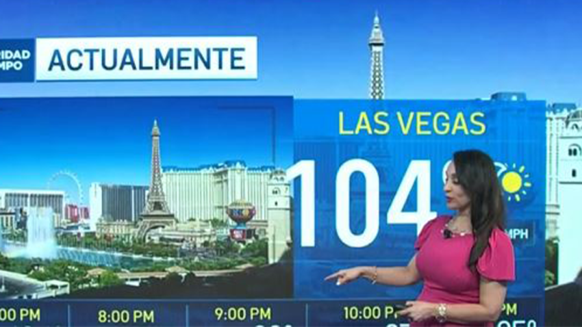 El viento se calienta en Las Vegas con las temperaturas en tres dígitos